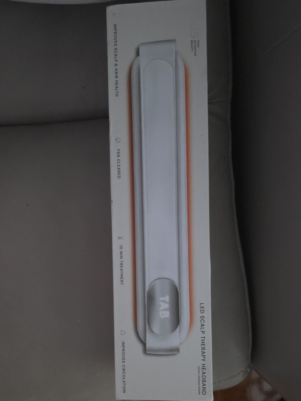 LED Scalp Therapy Headband in White